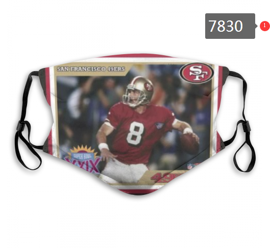 NFL 2020 San Francisco 49ers #25 Dust mask with filter->nfl dust mask->Sports Accessory